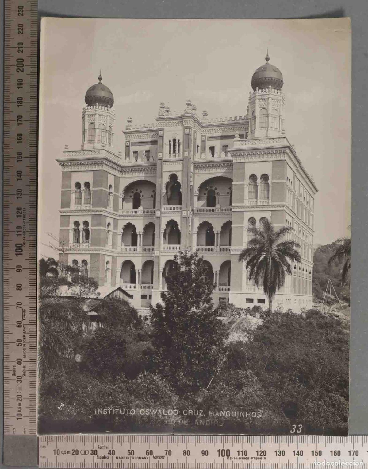 Fotograf&iacute;a antigua: FOTOGRAFIA. INSTITUTO OSWALDO CRUZ MANGUINHOS. RIO JANEIRO. Antonio Caetano da Costa Ribeiro