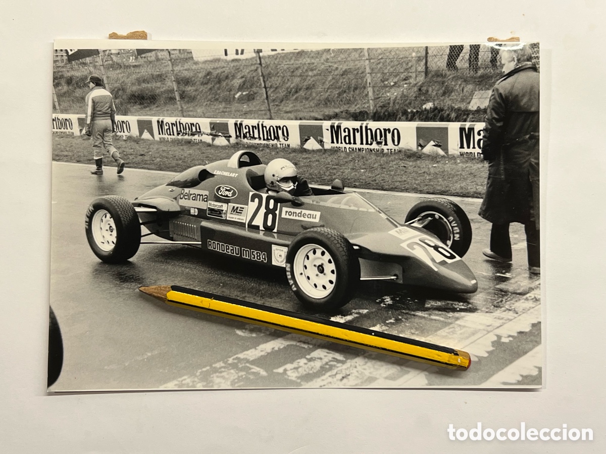 Fotograf&iacute;a antigua: F&Oacute;RMULA 1, FORD RONDEAU M 584, autom&oacute;viles.. Gran Premio de Espa&ntilde;a.. (a.1984) Medidas: 12 x 18