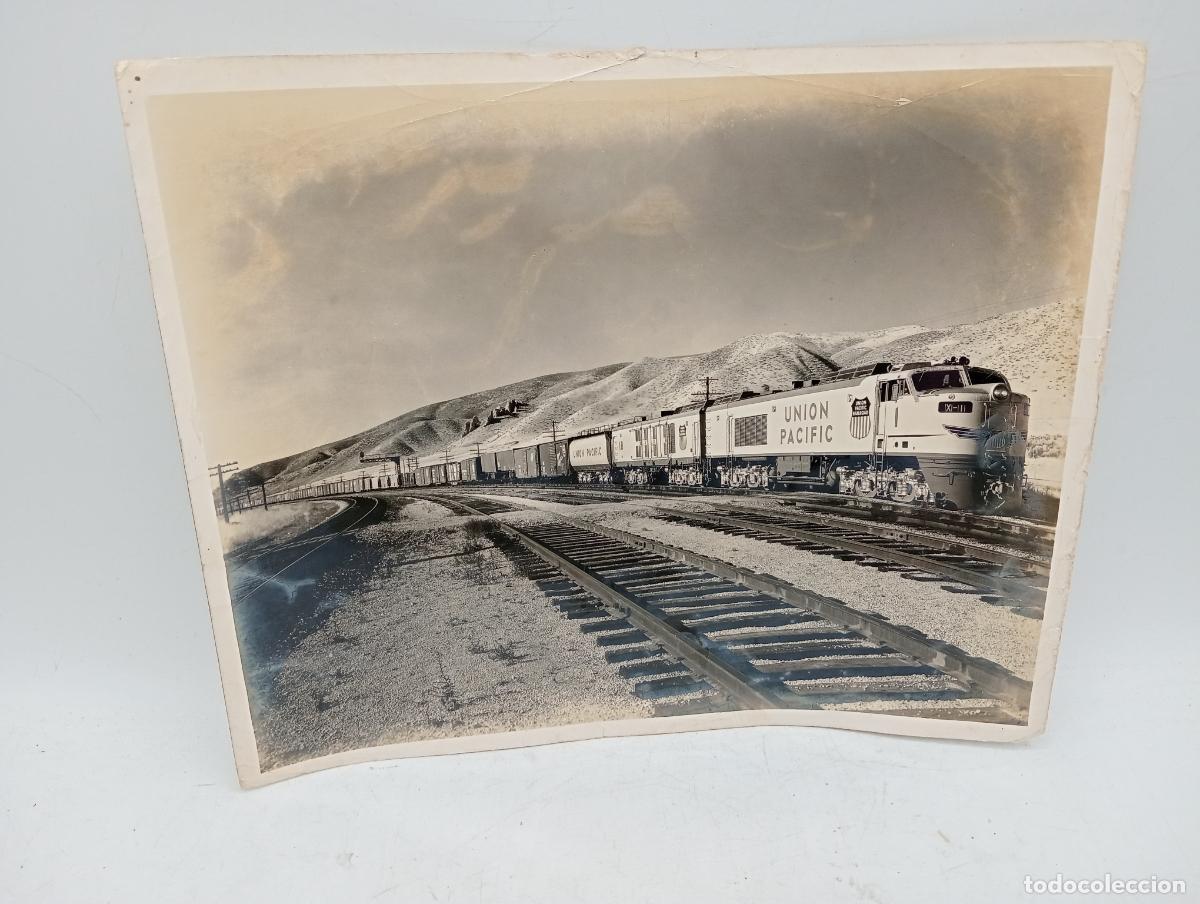 Fotograf&iacute;a antigua: ANTIGUA FOTOGRAFIA. TREN. UNION PACIFIC RAILROAD. A&Ntilde;OS 50.