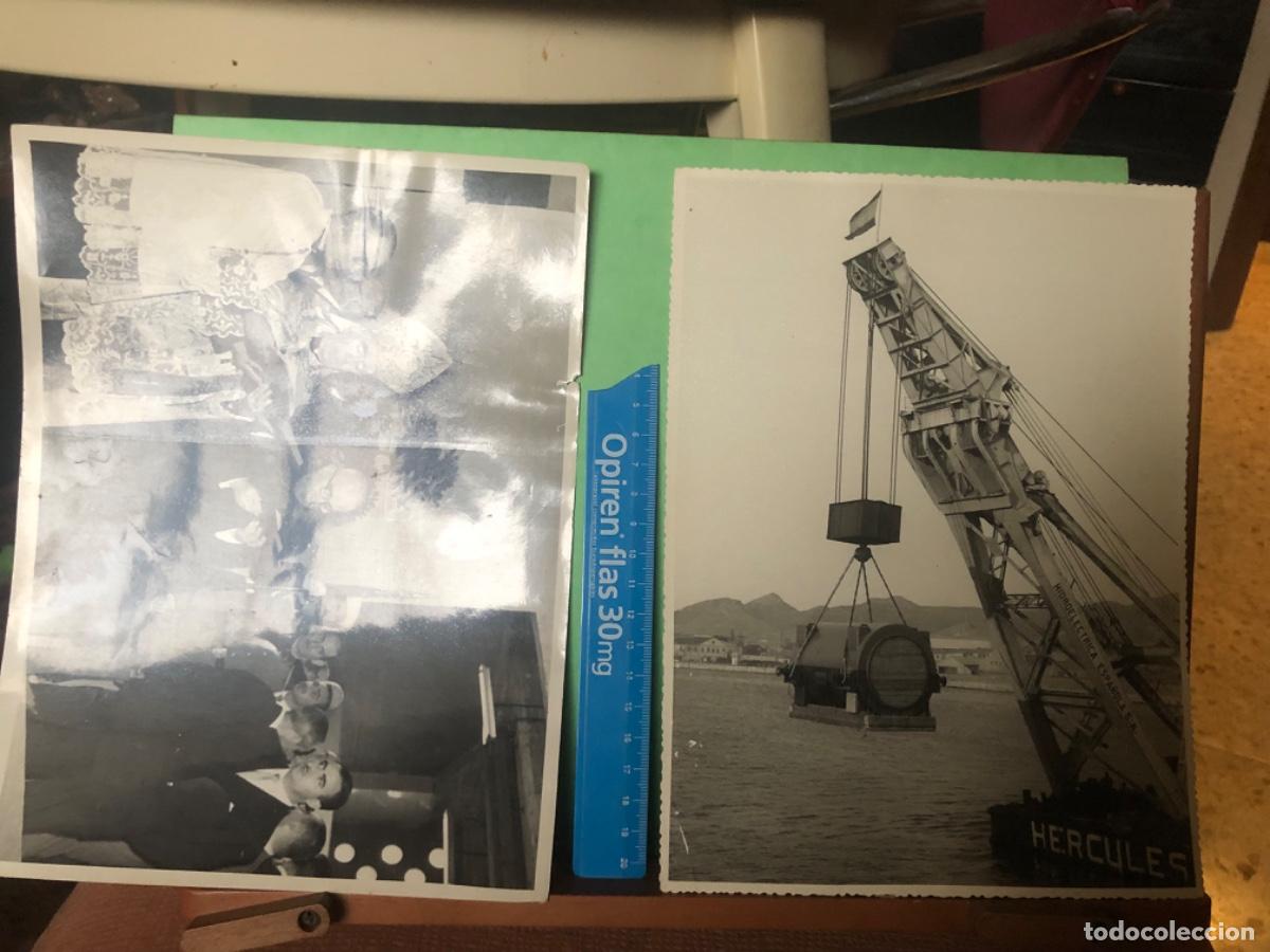 Fotografia antiga: CARTAGENA ESCOMBRERAS CONJUNTO FOTOS RELAC T&Eacute;RMICA FOTOG CASAU