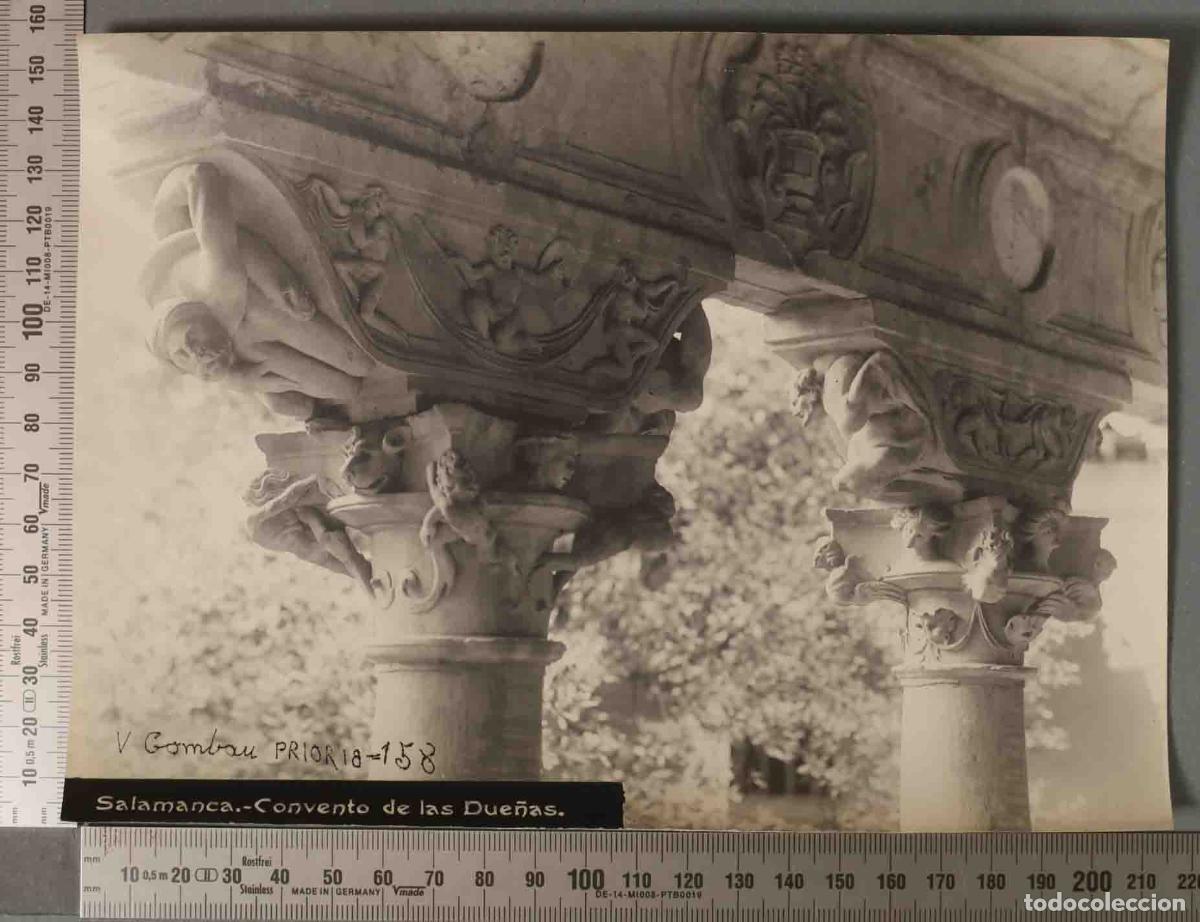 Fotograf&iacute;a antigua: FOTOGRAFIA. CONVENTO DE LAS DUE&Ntilde;AS VENANCIO GOMBAU SALAMANCA CLAUSTRO