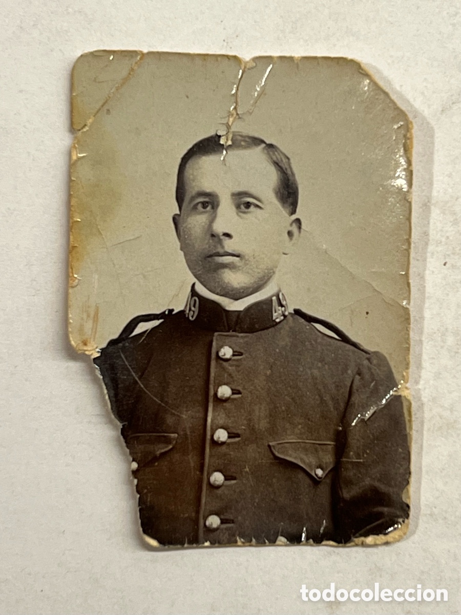Fotograf&iacute;a antigua: FOTOGRAF&Iacute;A EL&Eacute;CTRICA. Regimiento Infanter&iacute;a No.49.. &eacute;poca Alfonsina (h.1910?)