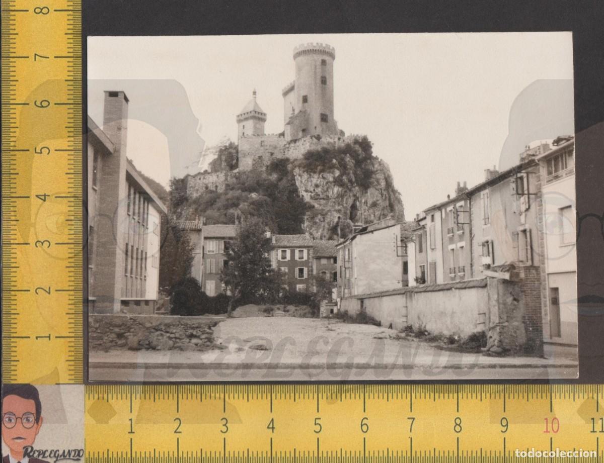 Fotografia antica: CASTILLO DE FOIX (ARI&Egrave;GE) : VISTA DE PUEBLO Y TORRES - FOTO ANTIGUA A&Ntilde;OS 50 - CH&Acirc;TEAU FRANCE FRANCIA