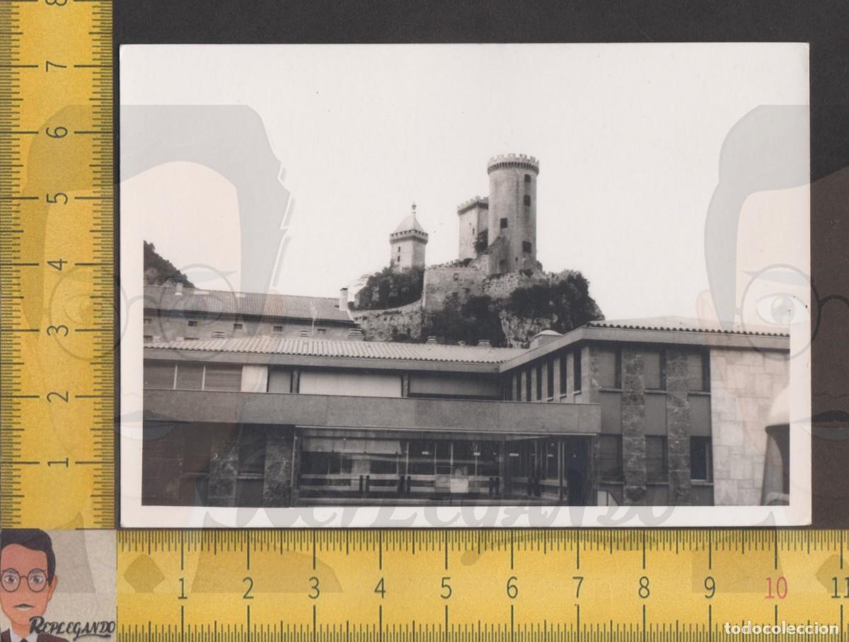 Alte Fotografie: CASTILLO DE FOIX (ARI&Egrave;GE) : VISTA IDIFICIO Y TORRES - FOTO ANTIGUA A&Ntilde;OS 50 - CH&Acirc;TEAU FRANCE FRANCIA