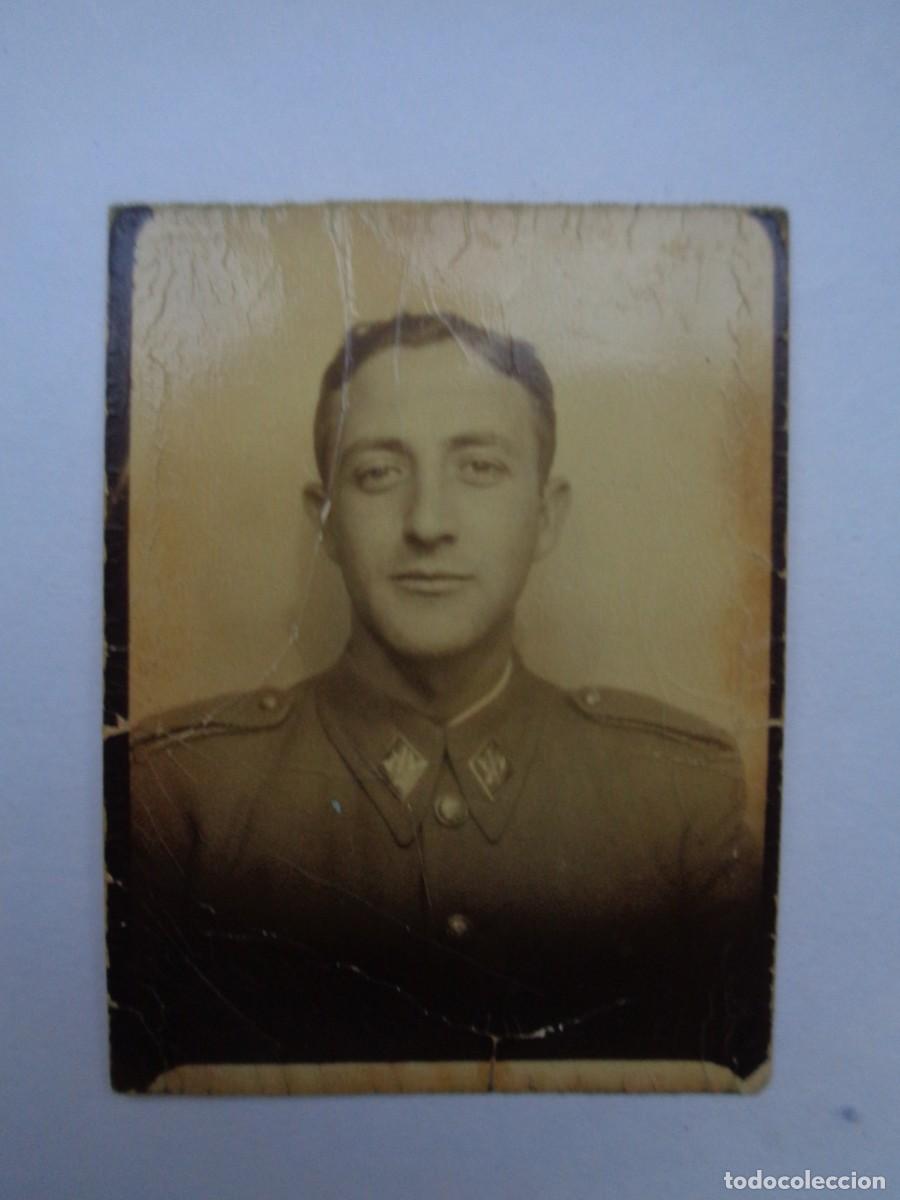 Fotograf&iacute;a antigua: FOTOMATON DE JOVEN MILITAR DE INFANTERIA , A&Ntilde;OS 40
