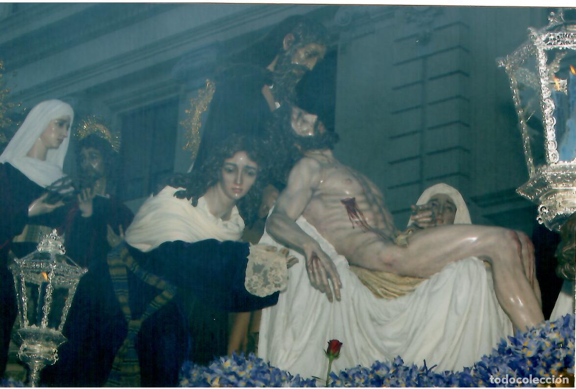 Alte Fotografie: SEMANA SANTA SEVILLA, ANTIGUA FOTOGRAFIA PASO MISTERIO SANTA MARTA, 15X10 CMS