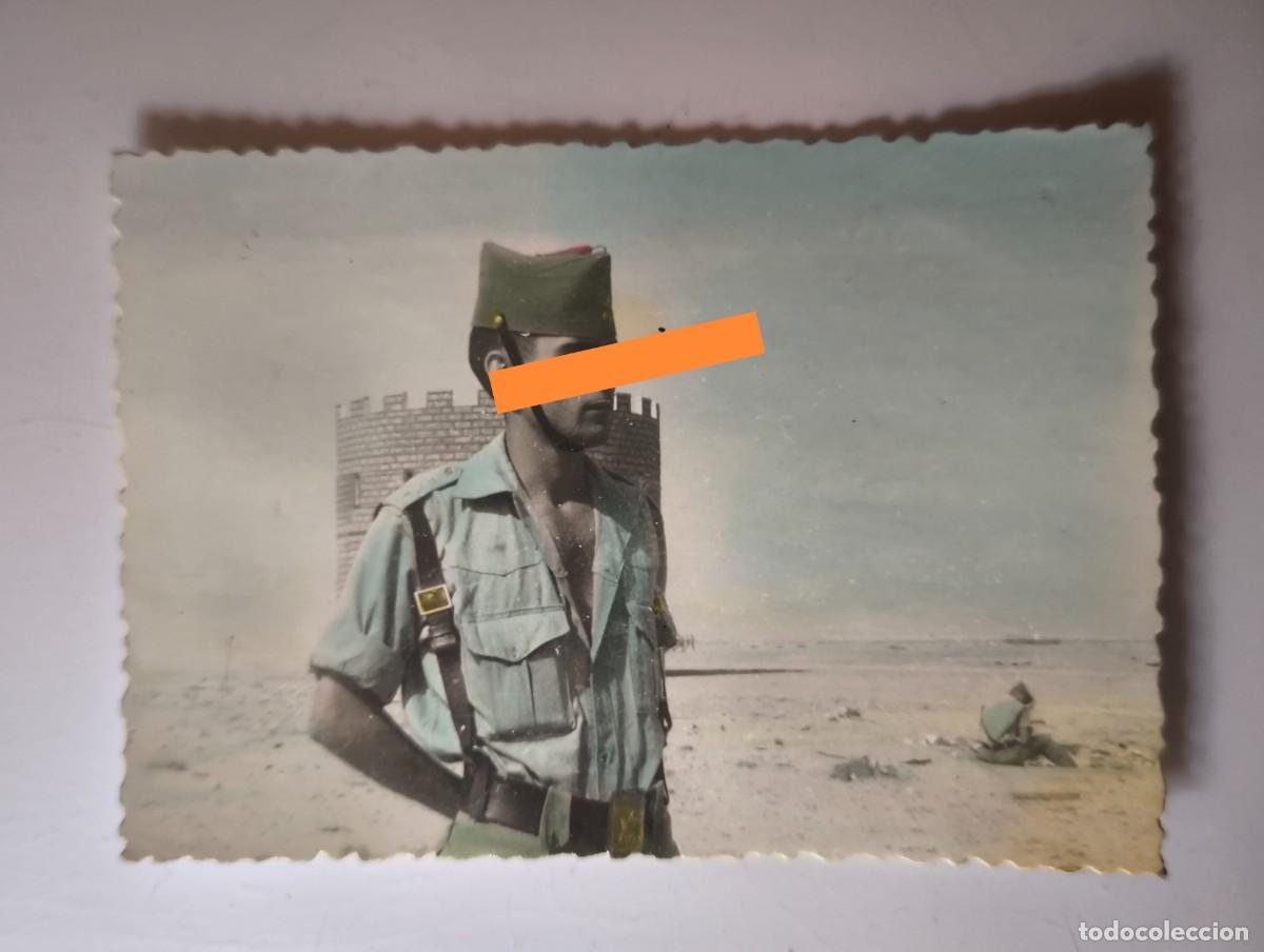 Photographie ancienne: Antigua fotograf&iacute;a. MILITAR A.O.E. VILLA CISNEROS. SAHARA ESPA&Ntilde;OL. A&Ntilde;O 1964
