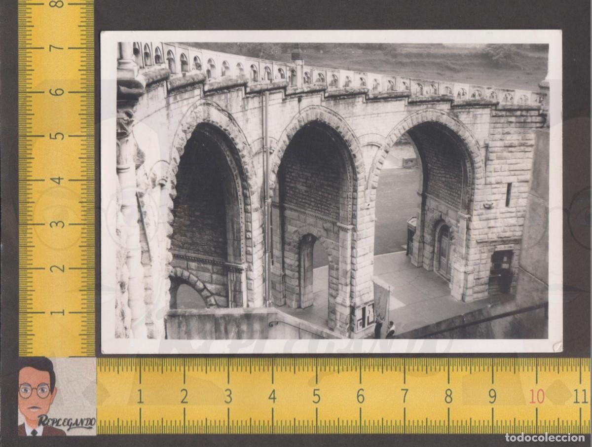 Antique Photography: SANTUARIO NUESTRA SE&Ntilde;ORA DE LOURDES - VISTA PUENTE SAINT MICHEL - FOTO ANTIGUA A&Ntilde;OS 60 - FRANCE