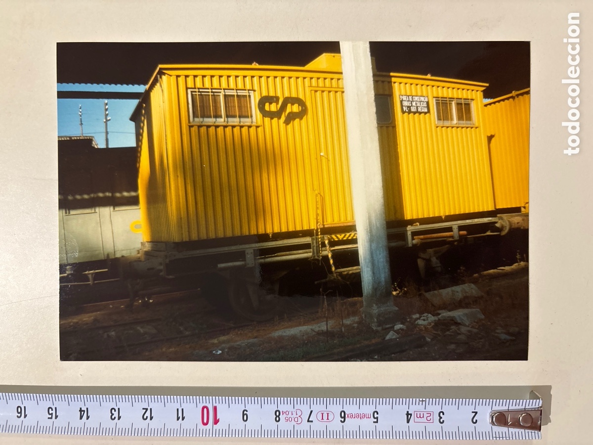 Fotograf&iacute;a antigua: FOTO. CONTENEDOR FERROCARRIL. FOT&Oacute;GRAFO MART&Iacute;N YUNTA?.