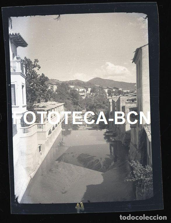 Fotografia antica: NEGATIVO ARBUCIES VISTA DEL RIO A&Ntilde;OS 50
