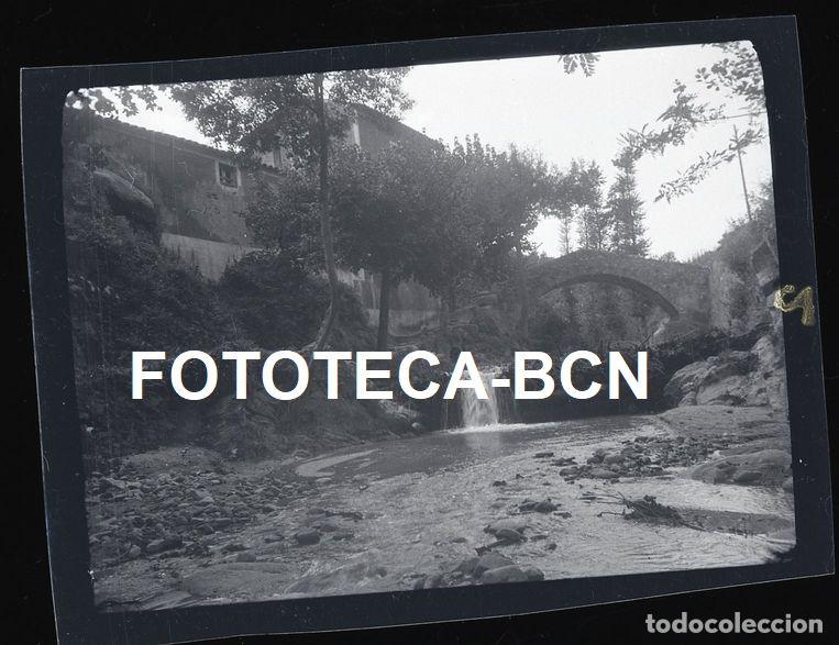 Fotografia antica: NEGATIVO ARBUCIES MOLI DE LES PIPES A&Ntilde;OS 50