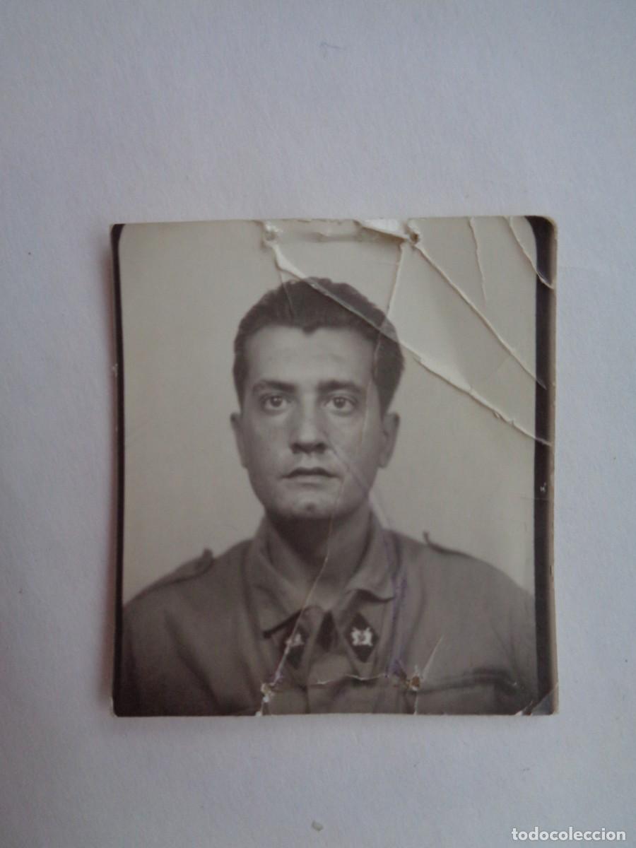 Fotograf&iacute;a antigua: FOTOMATON DE MILITAR DE INFANTERIA . A&Ntilde;OS 40