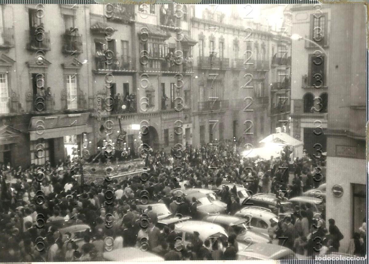 Alte Fotografie: SEMANA SANTA SEVILLA PASO FOTOGRAFIA UNICA A&Ntilde;OS 50 10X7 LM38
