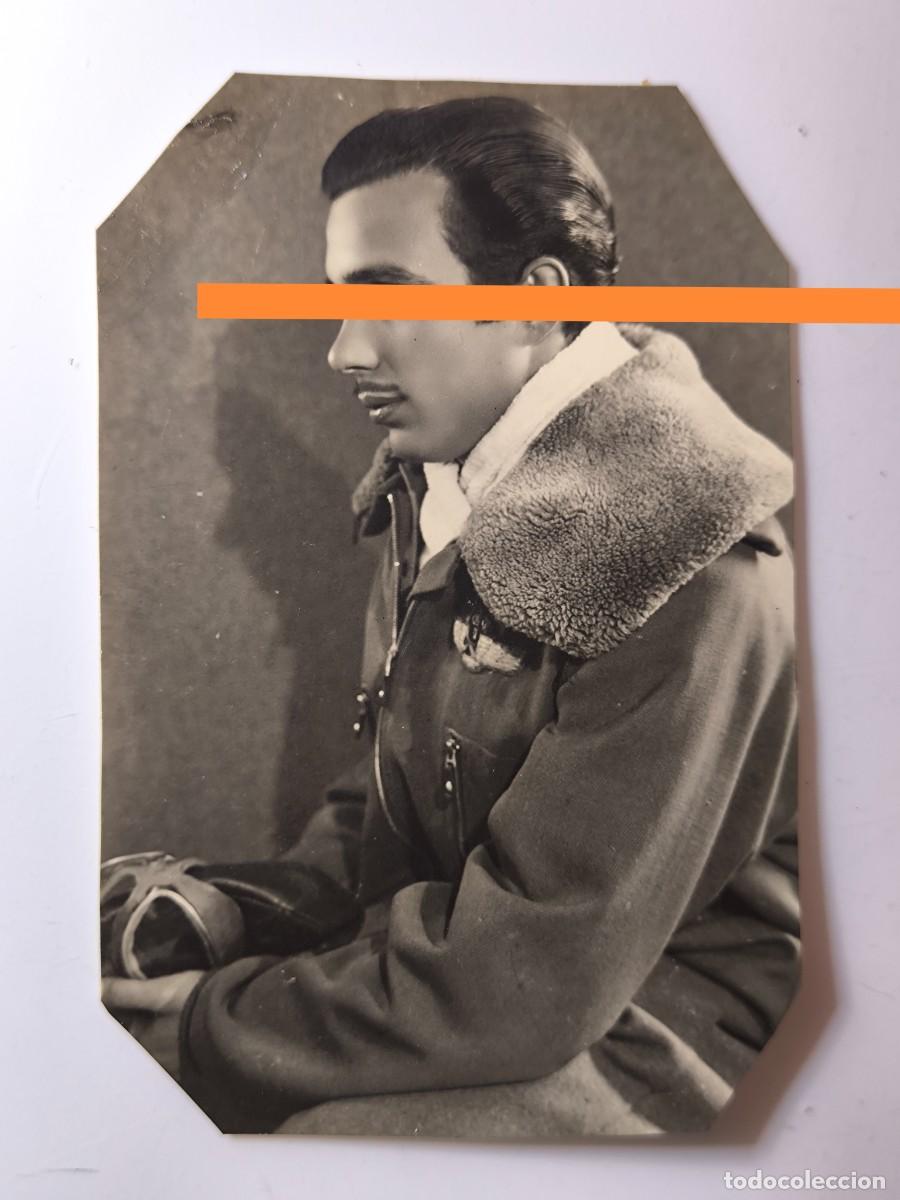 Antique Photography: Antigua fotograf&iacute;a. Militar ejercito del aire. Avi&oacute;n, avioneta. A&ntilde;os 40