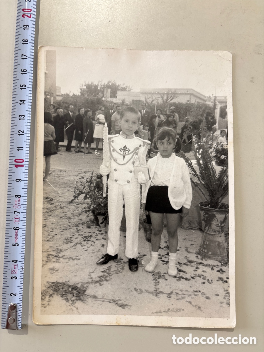 Antique Photography: FOTO. PROCESI&Oacute;N EN EL PUEBLO, NI&Ntilde;O DE 1&ordf; COMUNION. MUNICIPIO?. FOT&Oacute;GRAFO?.
