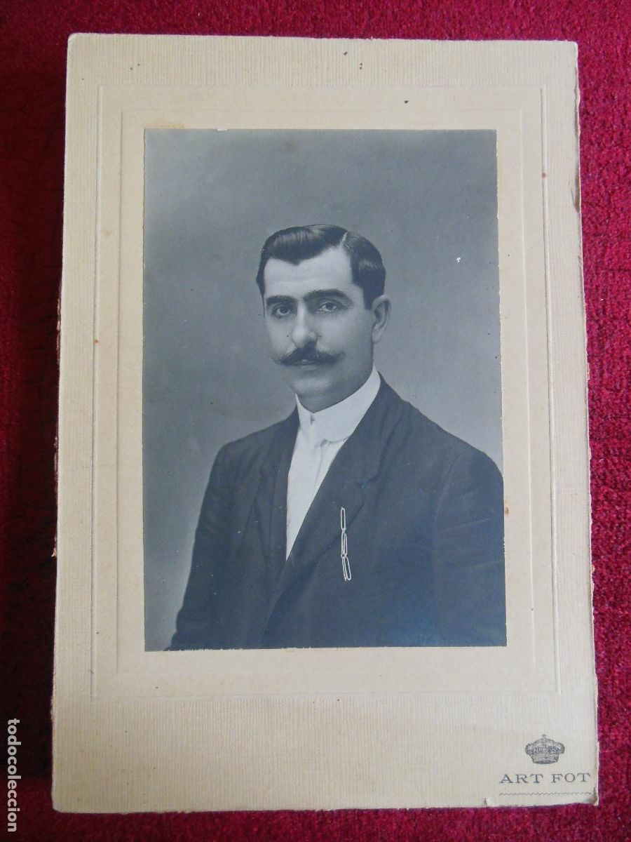 Antique Photography: M&Aacute;LAGA - FOTOGRAF&Iacute;A ART - RETRATO DE HOMBRE