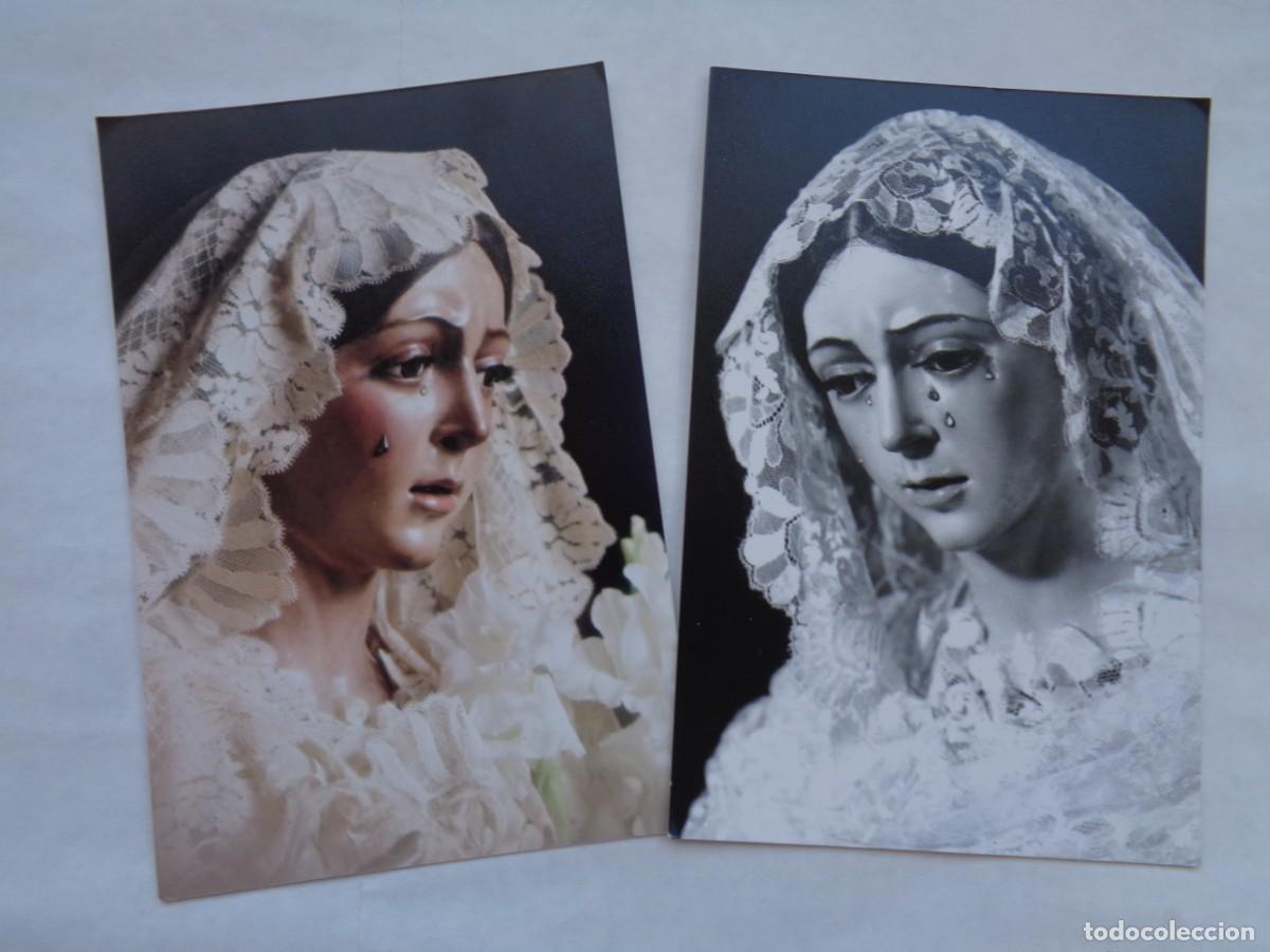 Fotograf&iacute;a antigua: SEMANA SANTA DE SEVILLA : LOTE DE 2 FOTOS DE LA MACARENA