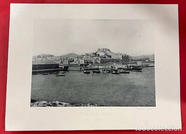 Antique Photography: FOTOGRAFIA DE CARTAGENA, VISTA GENERAL DE HAUSER Y MENET, FOTOTIPIA 1891