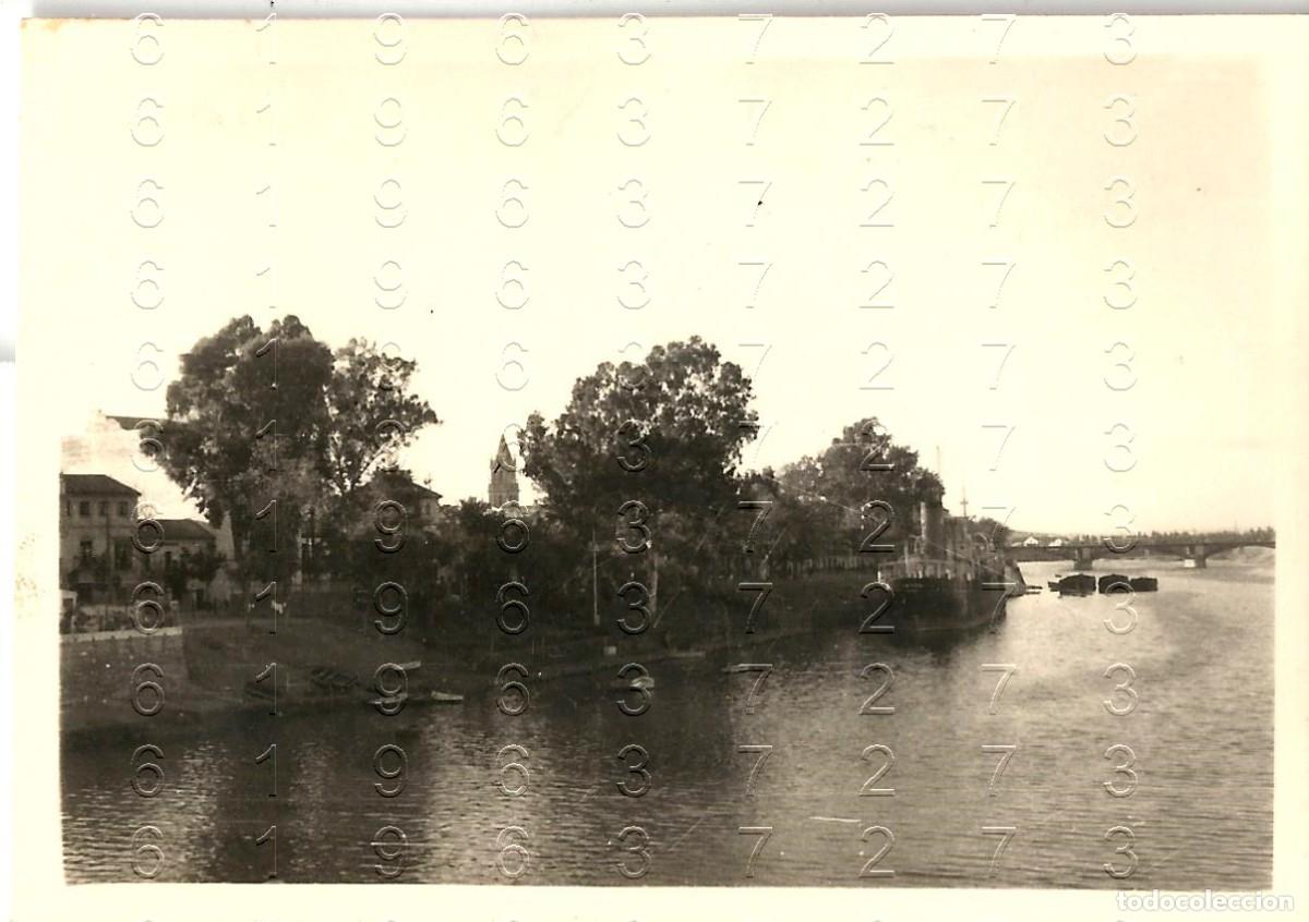 Fotografia antiga: SEVILLA PUERTO A&Ntilde;OS 50 FOTOGRAFIA UNICA 10X7 LM62