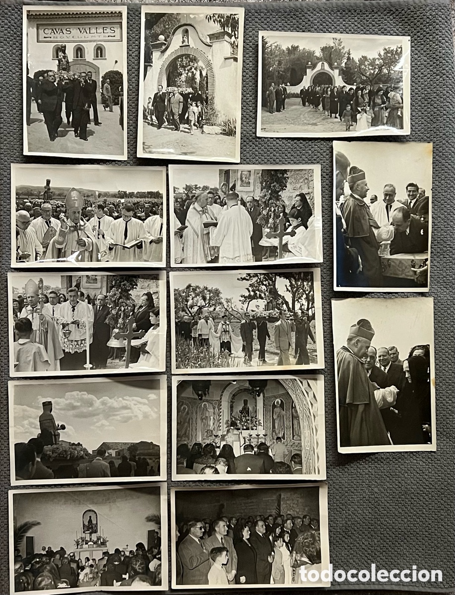 Alte Fotografie: CAVAS VALLES. ROVELLATS (13) Fotograf&iacute;as Bendici&oacute;n de la Cosecha&hellip; ? (h.1950?)