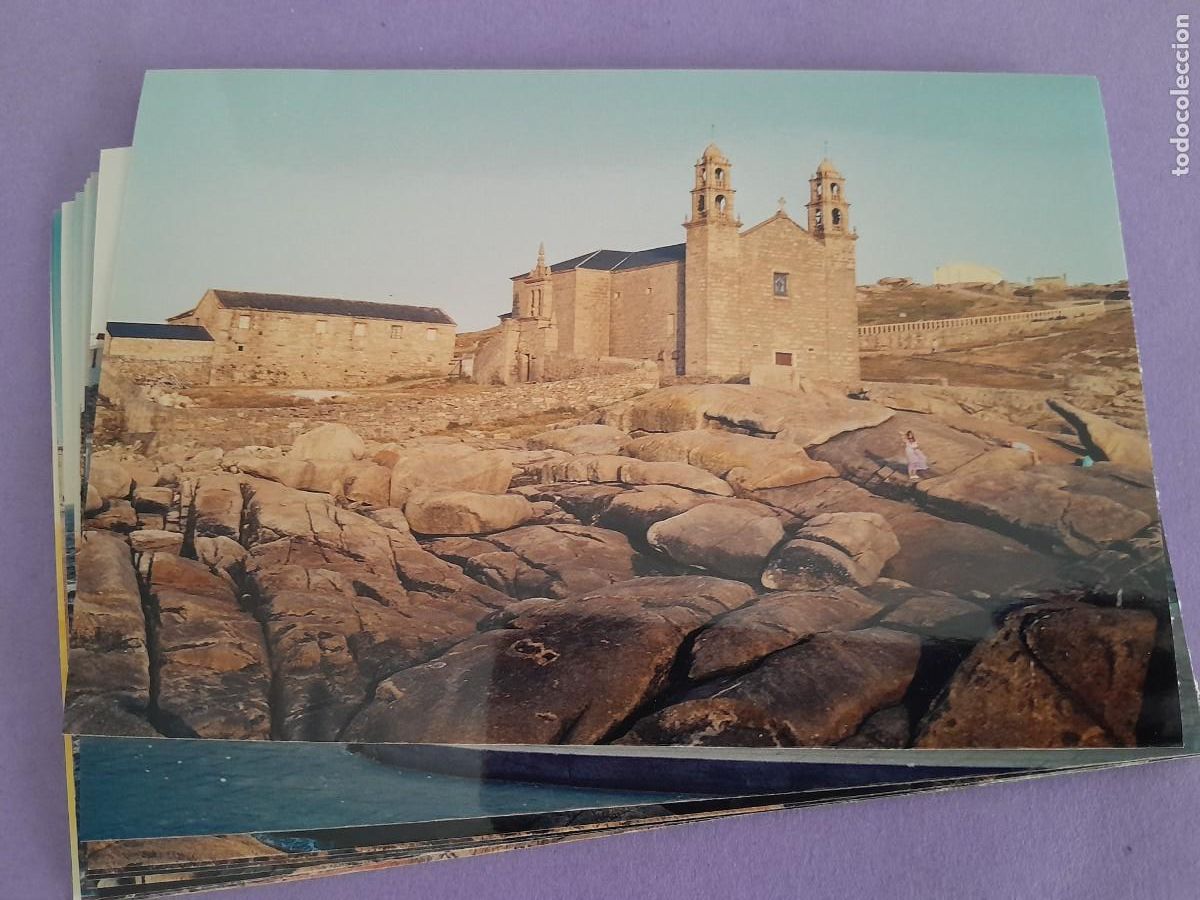 Antique Photography: LOTE 12 FOTOGRAFIAS SANTUARIO VIRGEN DE LA BARCA MUXIA GALICIA COSTA DE LA MUERTE PIEDRAS SAGRADAS