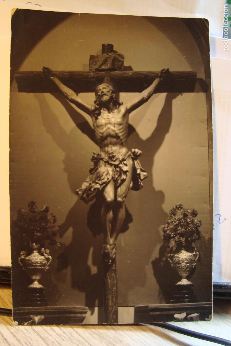 Fotografia antiga: ANTIGUA FOTOGRAFIA CRISTO DE LA EXPIRACION EL CACHORRO TRIANA. FOTO ARENAS SEVILLA