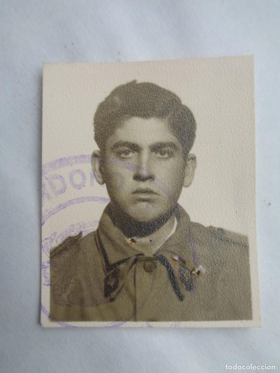 Fotograf&iacute;a antigua: FOTOMATON DE JOVEN MILITAR DE INFANTERIA , A&Ntilde;OS 50