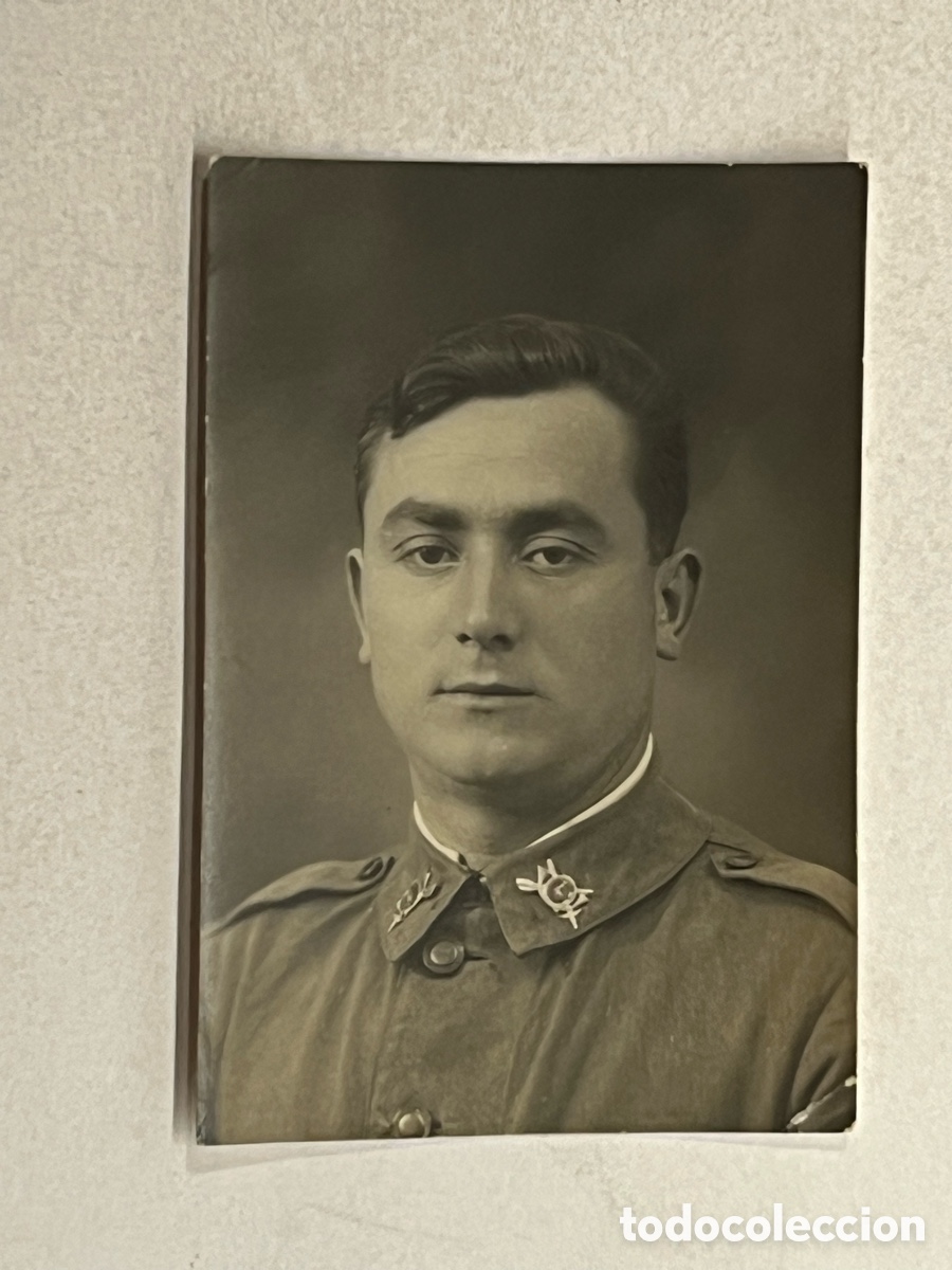 Fotograf&iacute;a antigua: FOTOMATON. Fotograf&iacute;a Militar de cuerpo de Infanter&iacute;a (h.1950?) Med&iacute;das: 4,5 x 6 cm.,