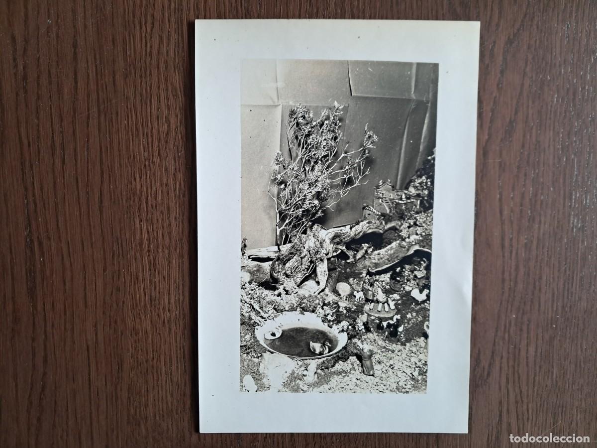 Fotograf&iacute;a antigua: fotograf&iacute;a antigua, Bel&eacute;n casero, portal de Bel&eacute;n.