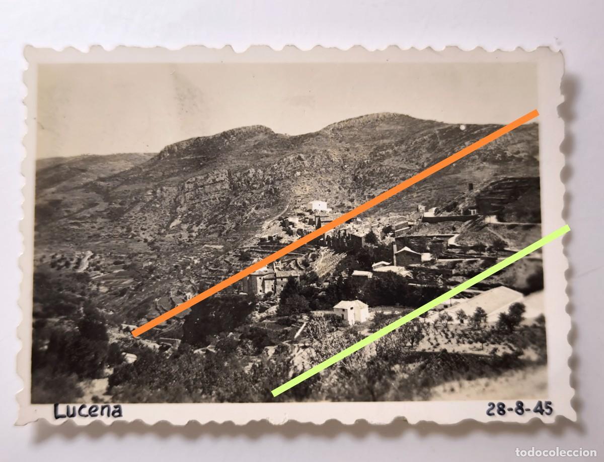 Fotograf&iacute;a antigua: Antigua fotograf&iacute;a. En Lucena del Cid. Castell&oacute;n. A&ntilde;o 1945.