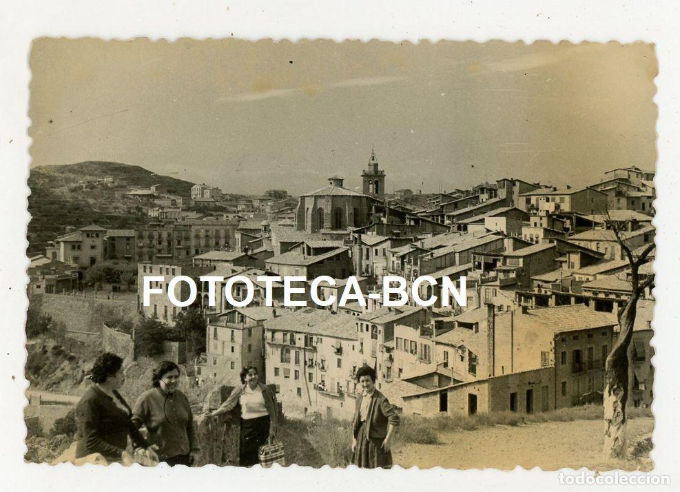 Fotograf&iacute;a antigua: FOTO OIRIGNAL CARDONA VISTA DE LA POBLACION A&Ntilde;OS 60
