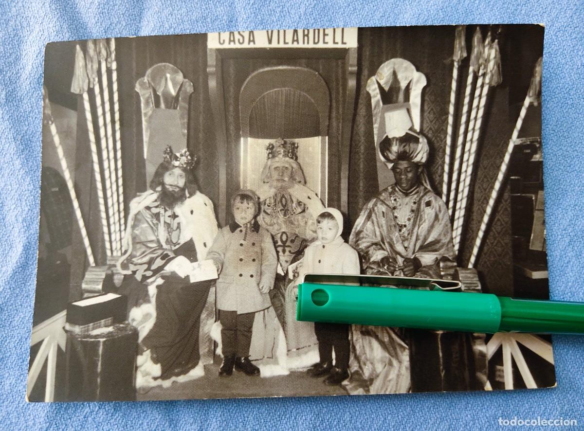 Fotograf&iacute;a antigua: OFERTA ANTIGUA FOTO ORIGINAL NI&Ntilde;OS CON LOS REYES MAGOS CASA VILARDELL A&Ntilde;OS 70
