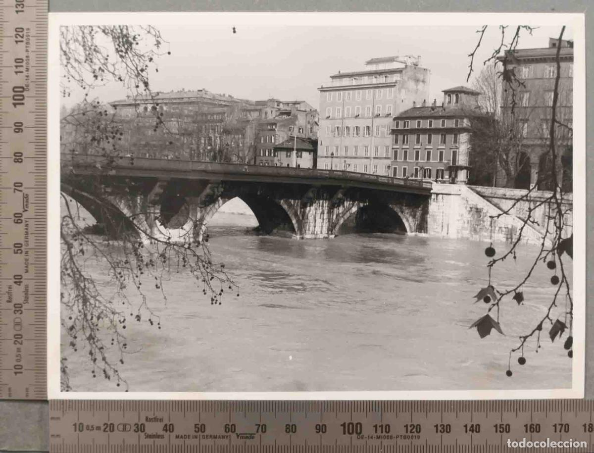 Fotografia antica: FOTOGRAFIA. ROMA RIO TIBER PONTE SISTO. 1976