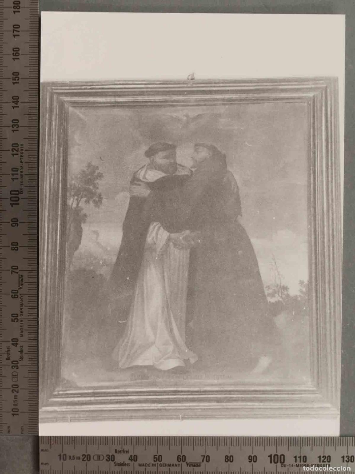 Fotograf&iacute;a antigua: FOTOGRAFIA. ABRAZO SANTO DOMINGO Y SAN FRANCISCO. PARROQUIA SAN MIGUEL CUELLAR HACIA 1970