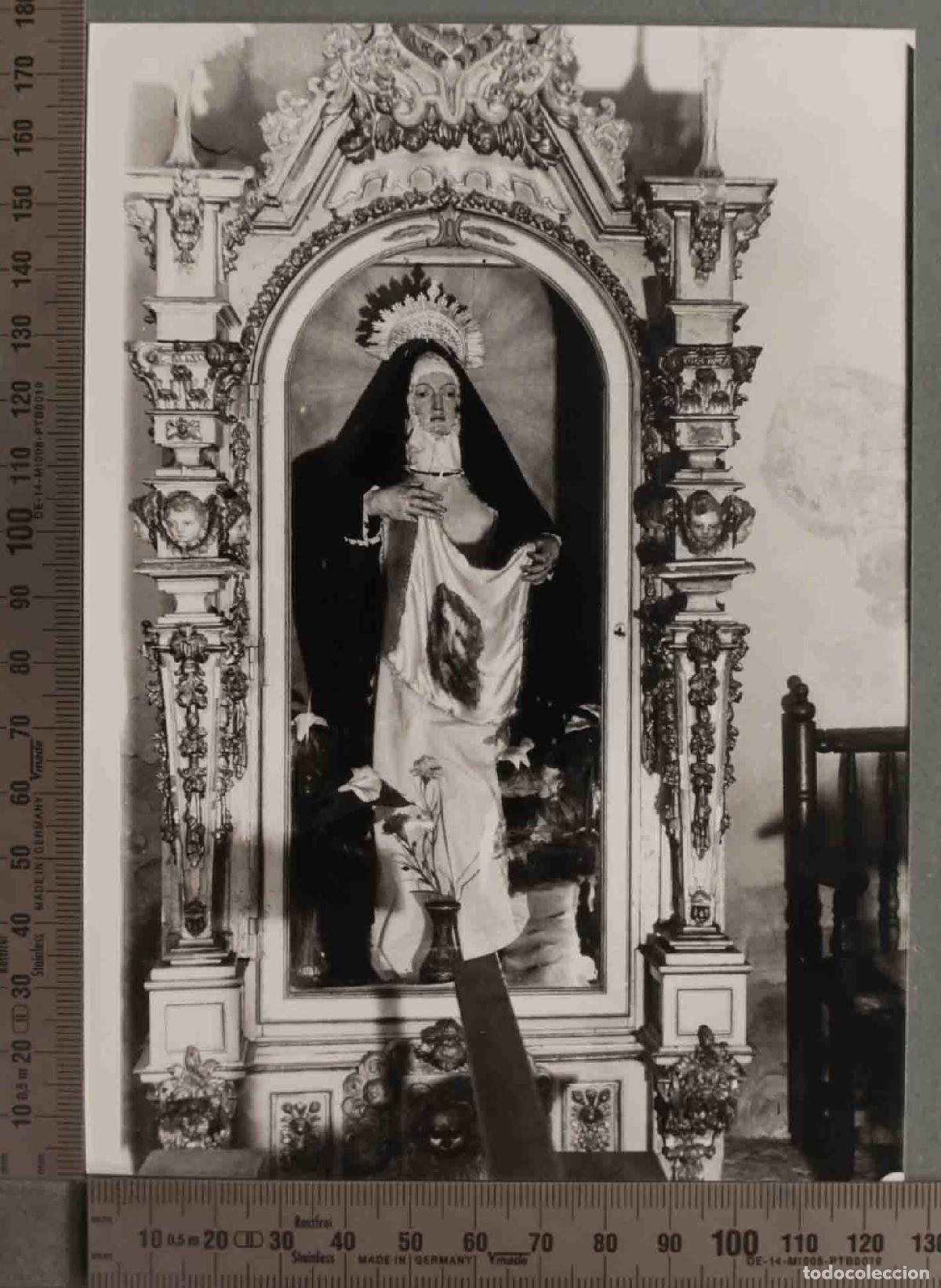 Fotografia antica: FOTOGRAFIA. CUELLAR IGLESIA DEL SALVADOR. SANTA VERONICA HACIA 1970