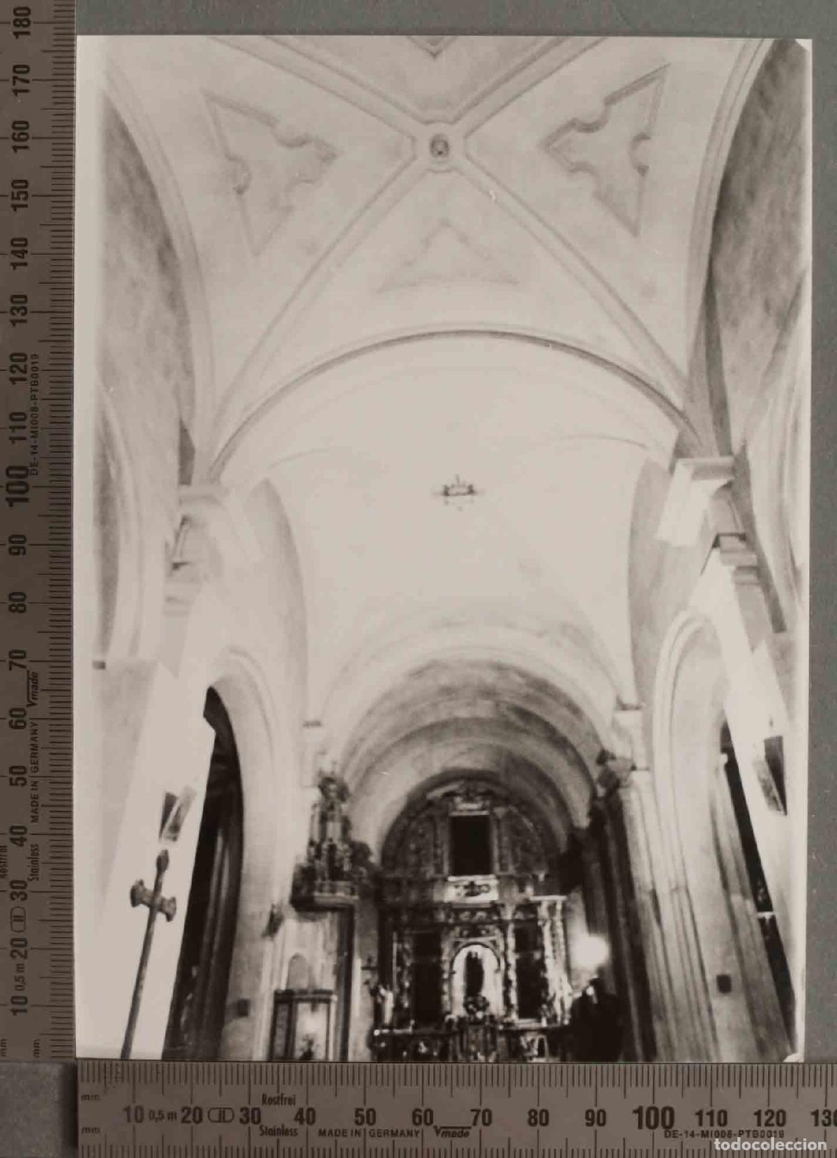 Photographie ancienne: FOTOGRAFIA. IGLESIA SAN ANDRES NAVE CUELLAR HACIA 1970