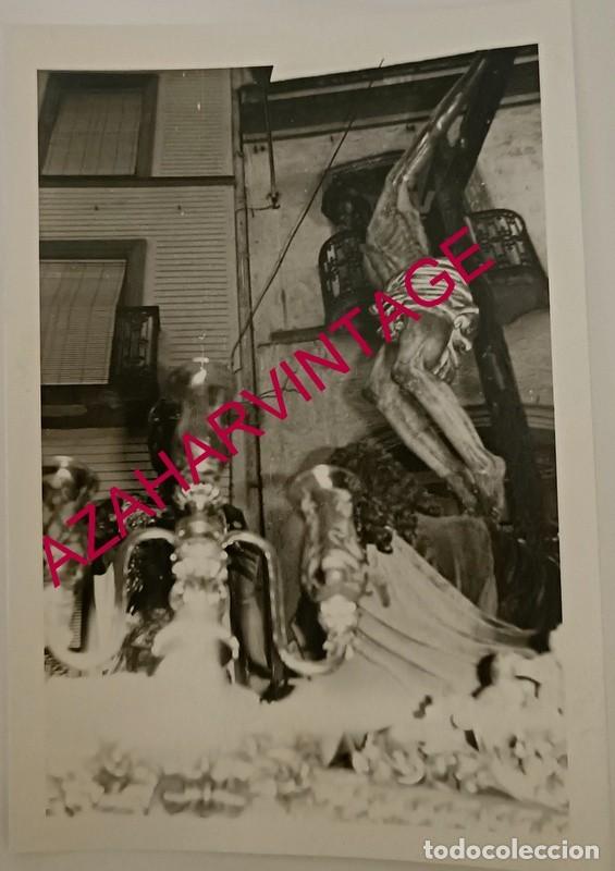 Fotograf&iacute;a antigua: SEMANA SANTA SEVILLA, ANTIGUA FOTOGRAFIA CRISTO DEL BUEN FIN, 75X105MM