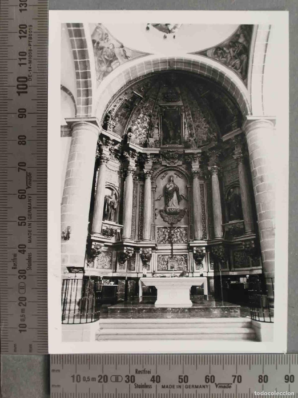 Photographie ancienne: FOTOGRAFIA. NAVALCARNERO IGLESIA PARROQUIAL RETABLO JUAN DE LOBERA HACIA 1970