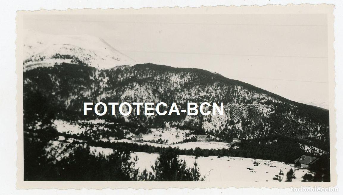 Fotograf&iacute;a antigua: FOTO ORIGINAL ESTACION ESQUI LA MOLINA A&Ntilde;O 1950