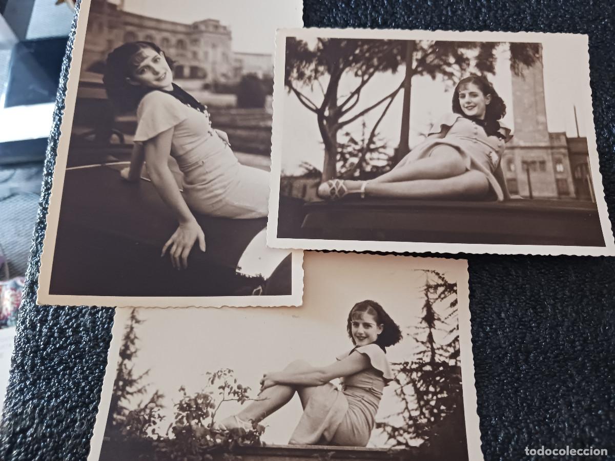 Fotograf&iacute;a antigua: 3 fotografia de artista teatro, en montjuich