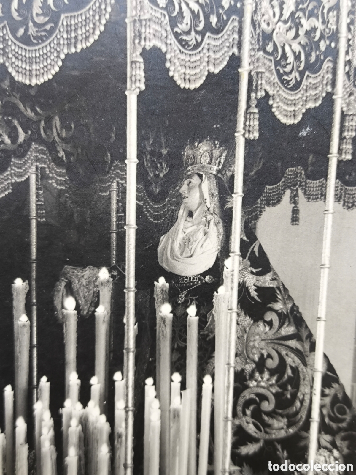 Fotograf&iacute;a antigua: JEREZ DE LA FRONTERA FOTOGRAF&Iacute;A PASO NTRA. SRA. DEL MAYOR DOLOR IGLESIA SAN DIONISIO 1950