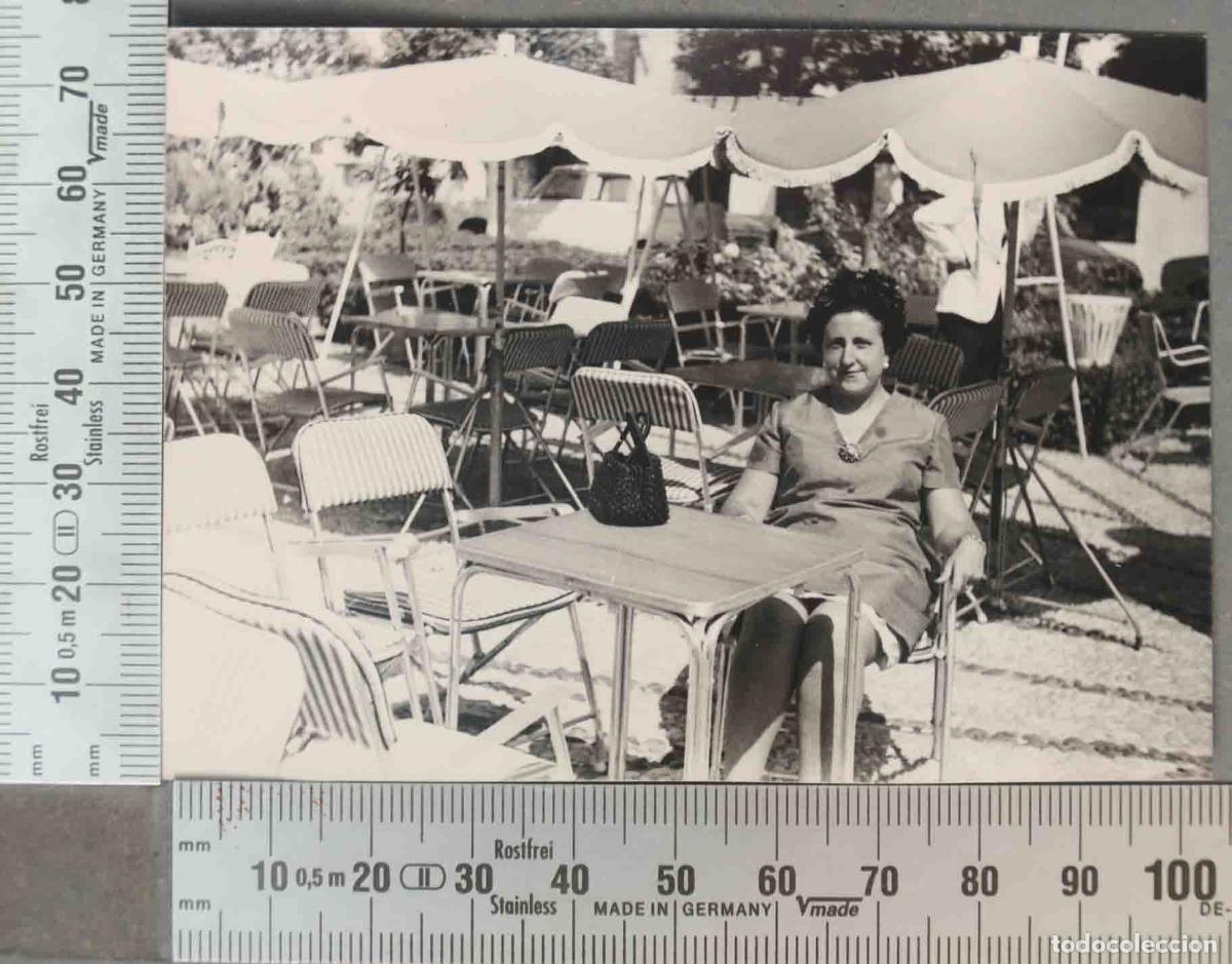 Fotografia antica: FOTOGRAFIA. MARBELLA TERRAZA PLAZA NARANJOS 1971