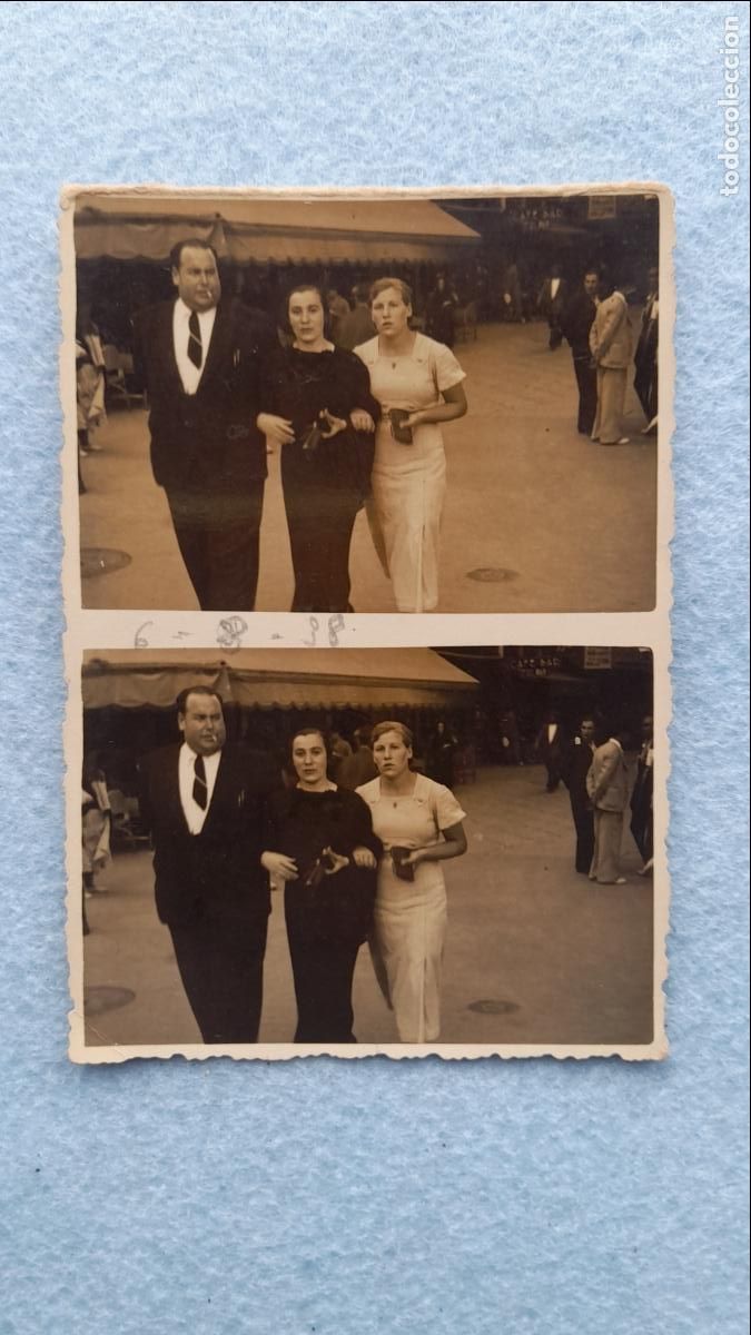 Fotografia antica: Fotograf&iacute;a antigua de Personajes. A&ntilde;o 1938.