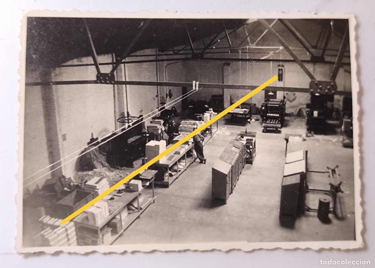 Alte Fotografie: Antigua fotograf&iacute;a. Imprenta.