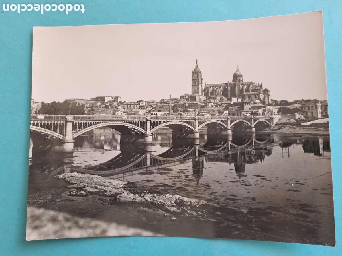 Antique Photography: SALAMANCA - ANTIGUA Y PRECIOSA FOTOGRAFIA GRAN TAMA&Ntilde;O 23,5 x 17,5 cm - 1950/60 ca