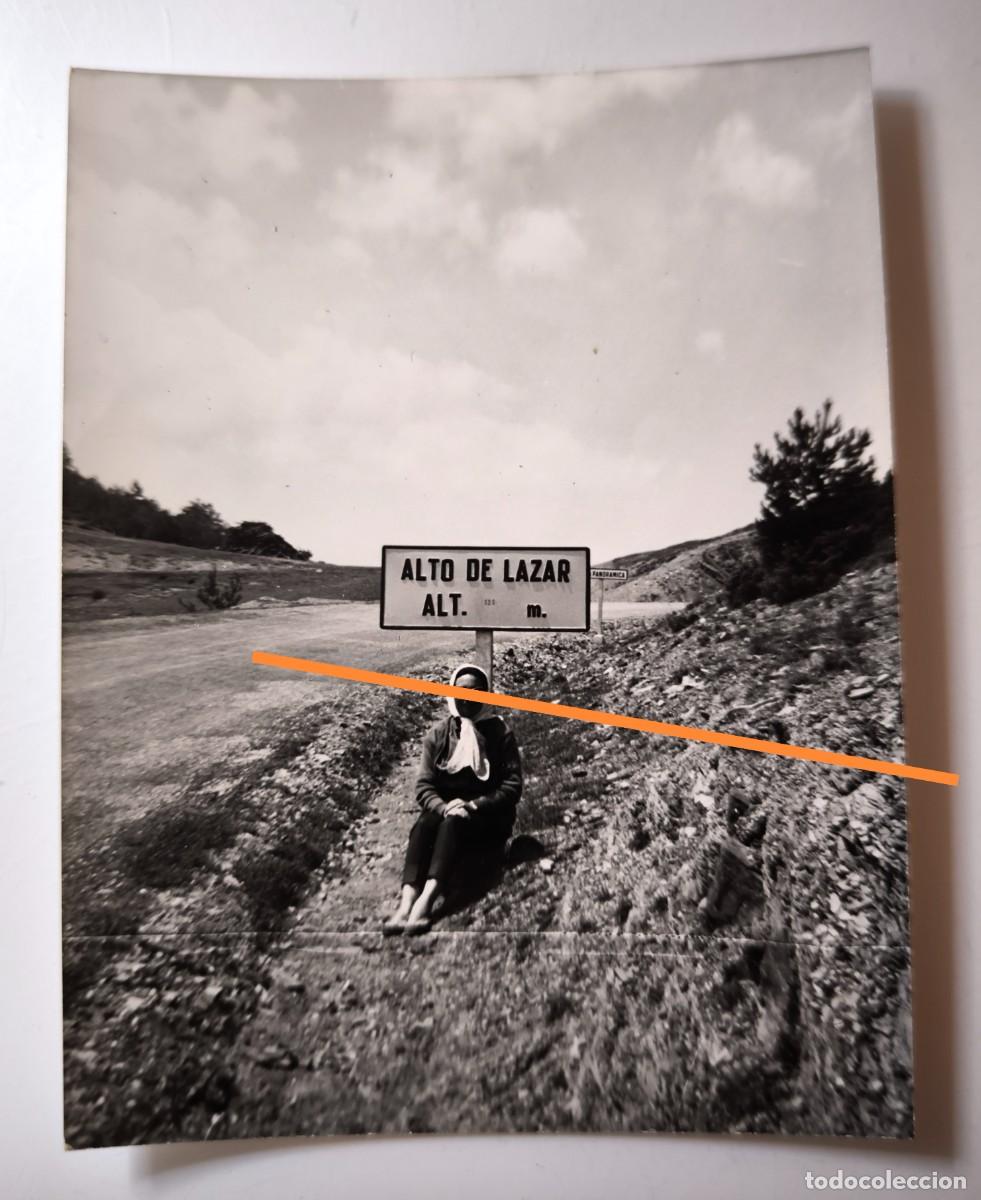 Alte Fotografie: Antigua fotograf&iacute;a. Alto de Lazar Navarra. A&ntilde;o 1963