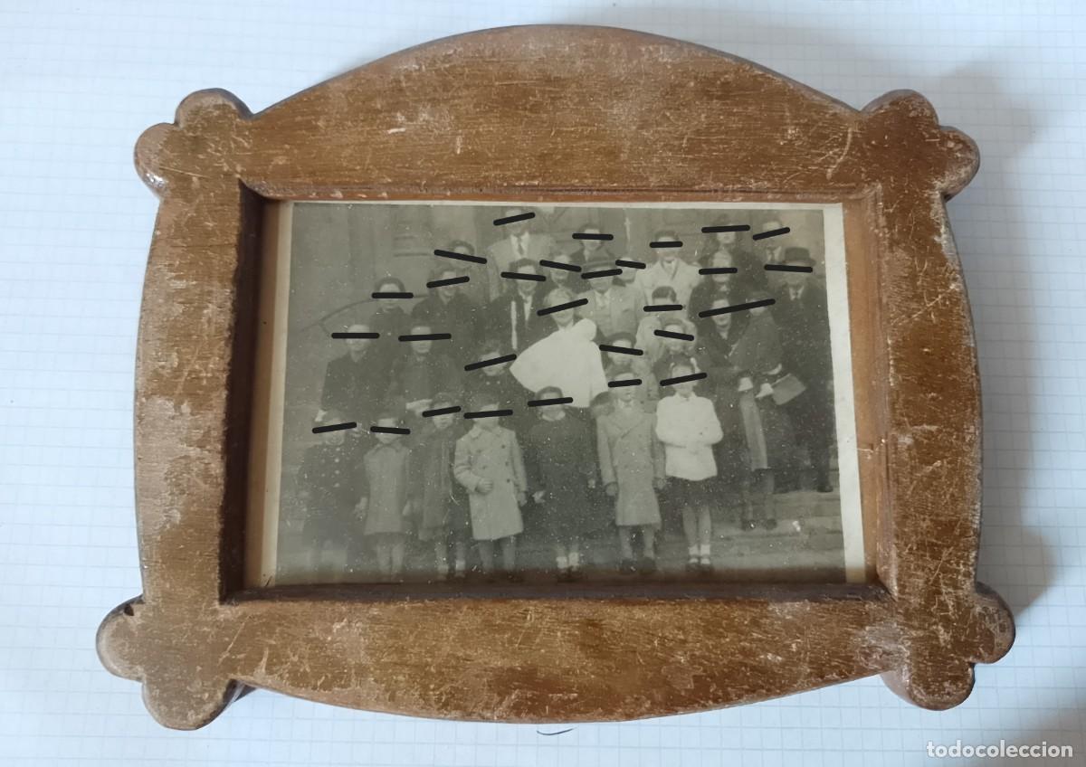 Antique Photography: Antigua foto familiar enmarcada