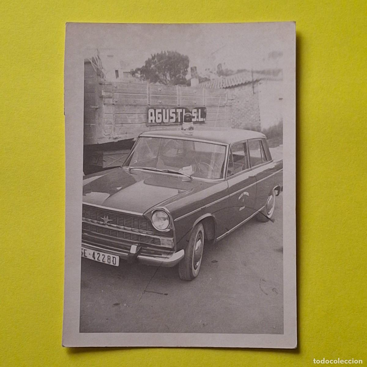 Fotograf&iacute;a antigua: FOTO SEAT 1400 C 1500 POLICIA MATRICULA GE GERONA - FOTOGRAFIA 9x13 - TEMATICA COCHE MOTOR AUTOMOVIL