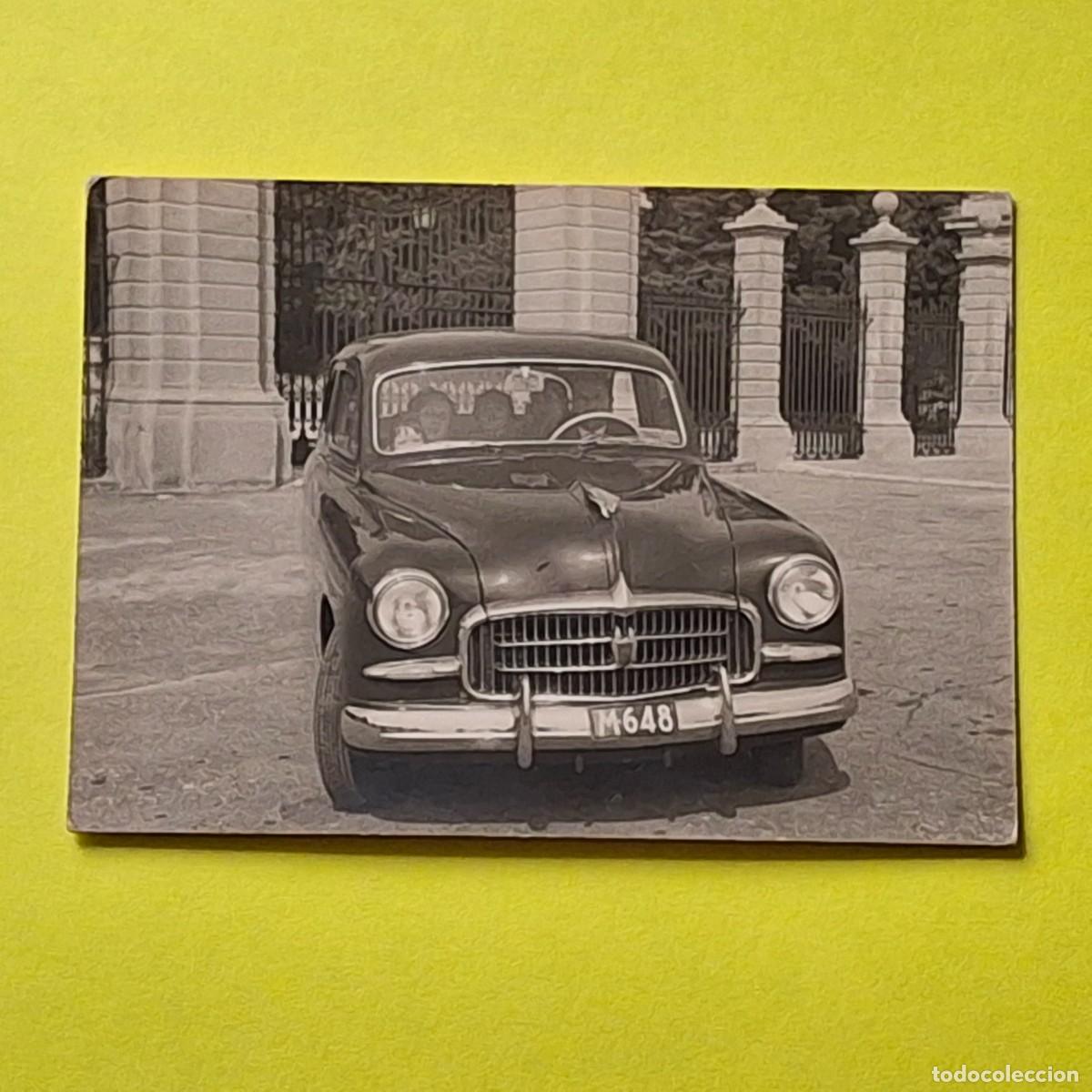 Fotograf&iacute;a antigua: FOTO SEAT 1400 MATRICULA M PROVISIONAL - FOTOGRAFIA 7,5x10,5 - TEMATICA COCHE MOTOR AUTOMOVIL