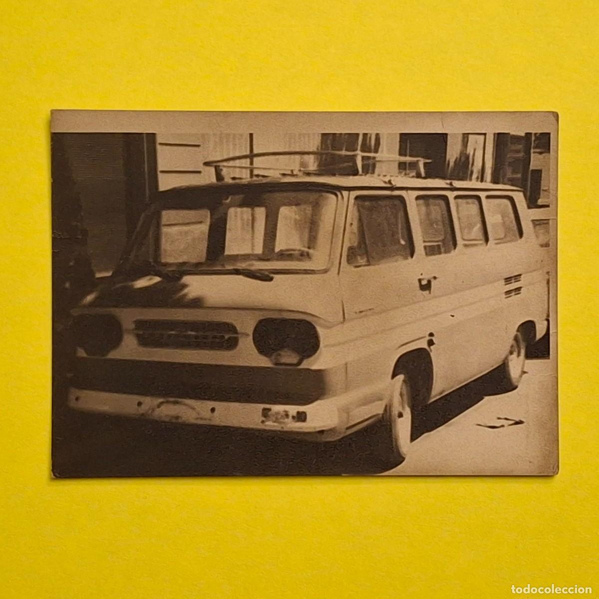 Antique Photography: FOTO FURGONETA ABANDONADA CALLE - FOTOGRAFIA 7,5x10,5 - TEMATICA COCHE MOTOR AUTOMOVIL